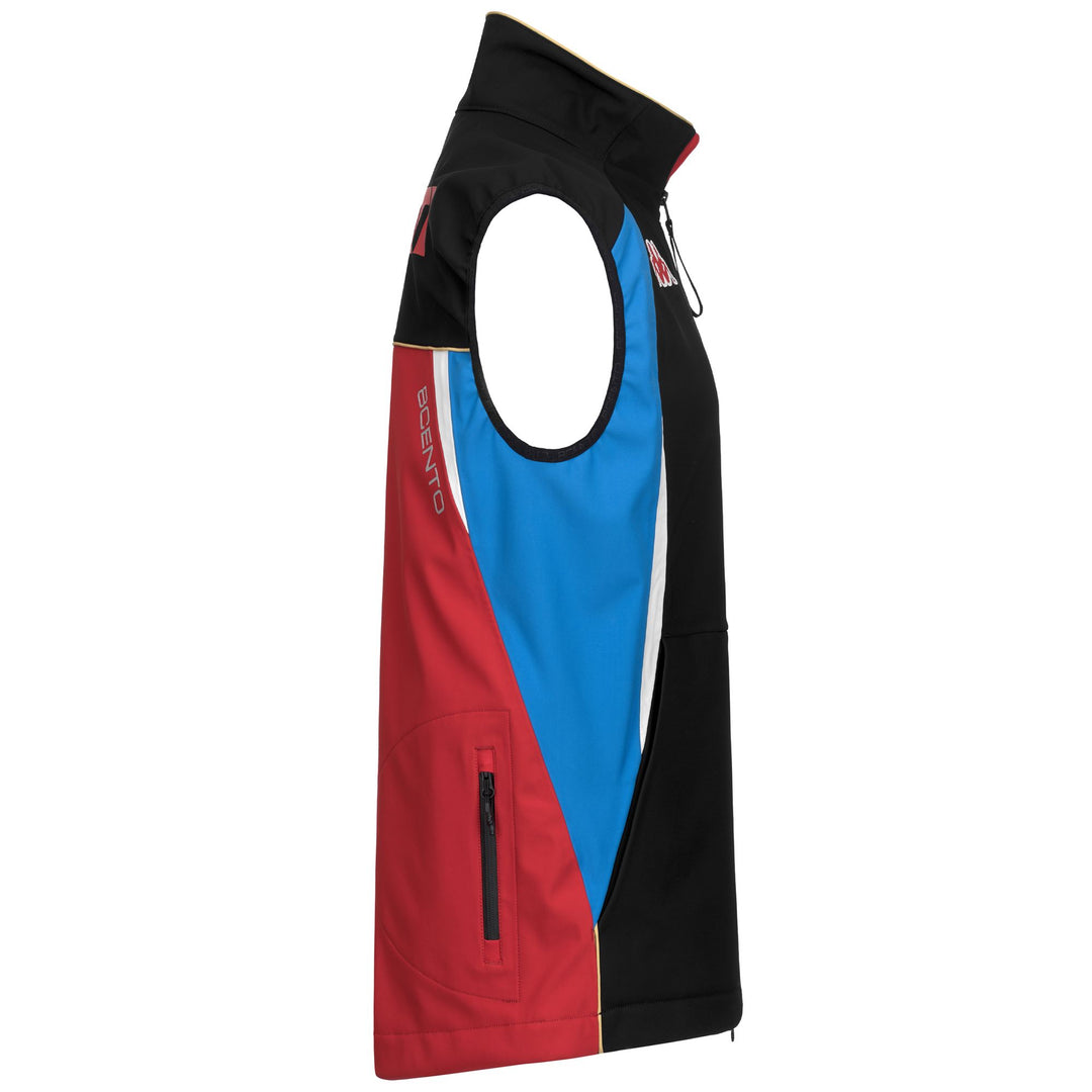 Black Men's Regular Fit Ski Softshell Vest with Waterproof Protection main