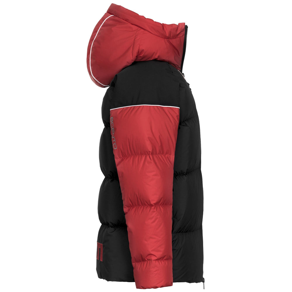 Black Unisex Ski Jacket with Water Protection and Down Padding 02