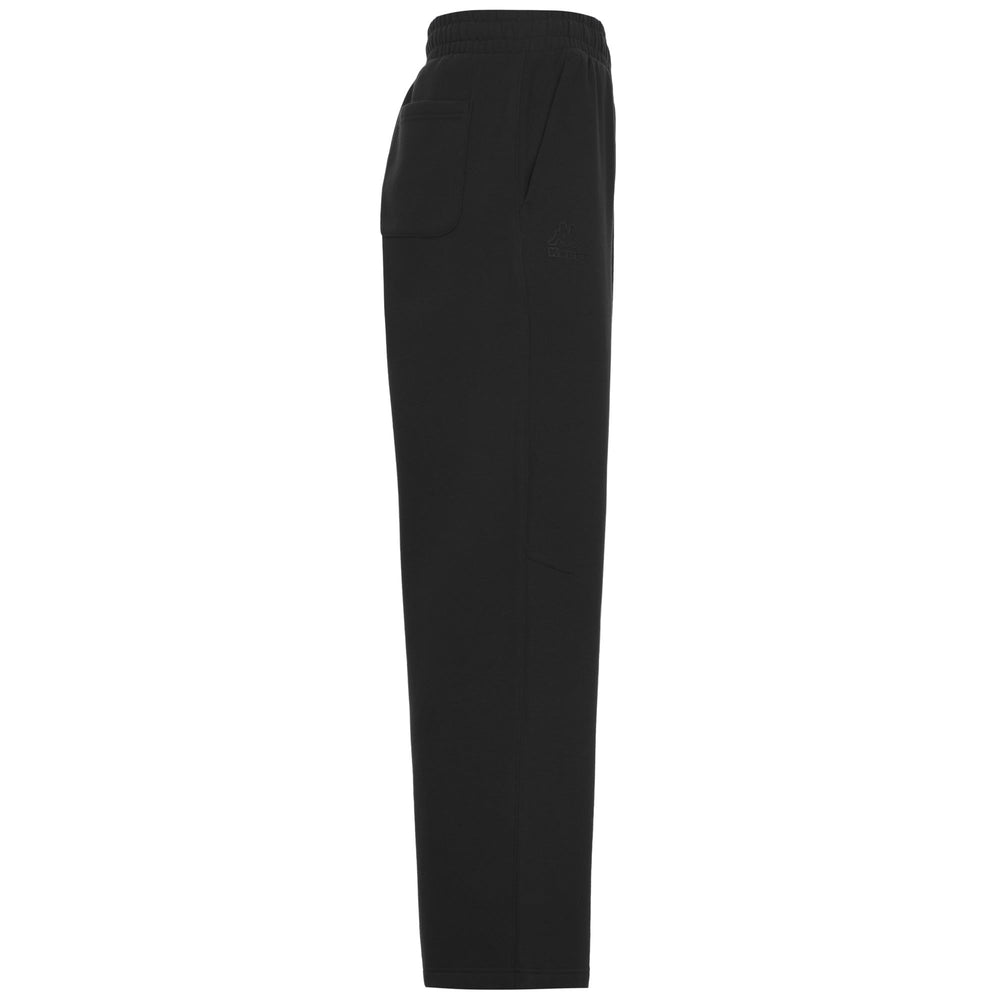 Pantalon de sport oversize noir pour homme en polaire épaisse brossée 02
