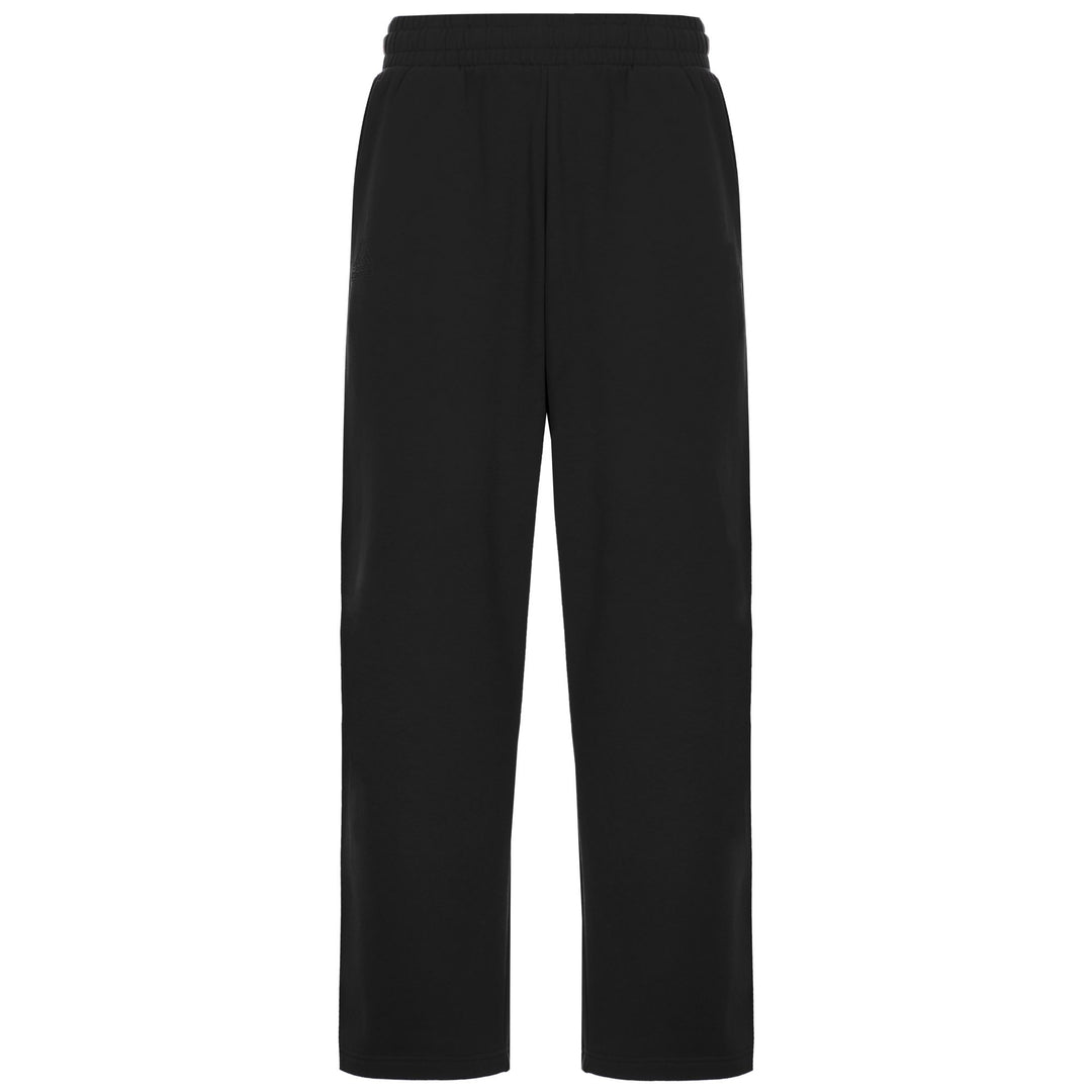 Pantalon de sport oversize noir pour homme en polaire épaisse brossée 01