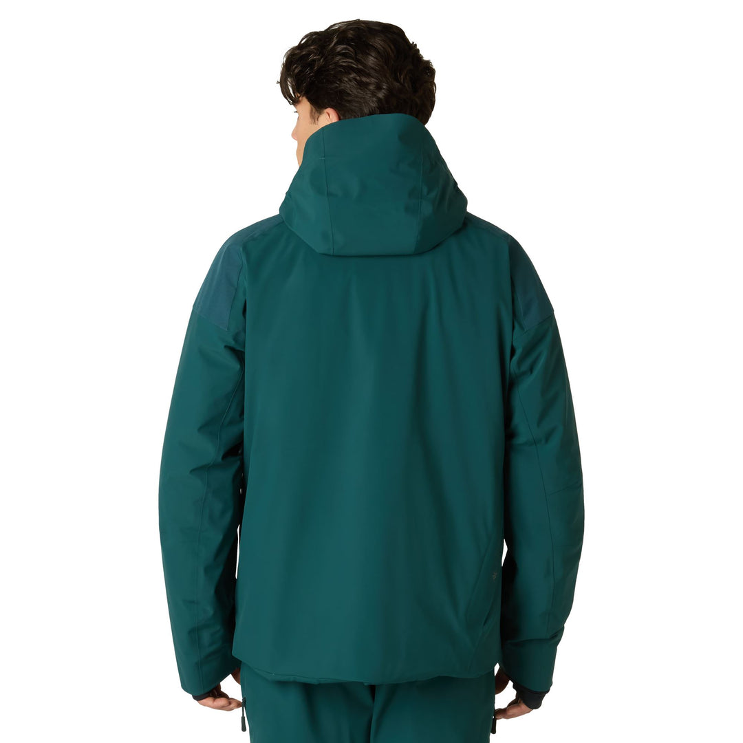 Blue Men's Insulated Ski Jacket with Waterproof Stretch Fabric main