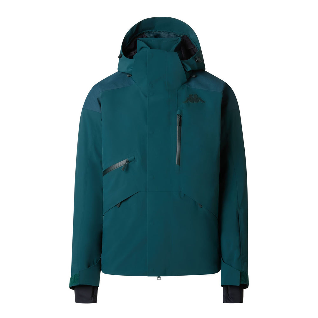 Blue Men's Insulated Ski Jacket with Waterproof Stretch Fabric main