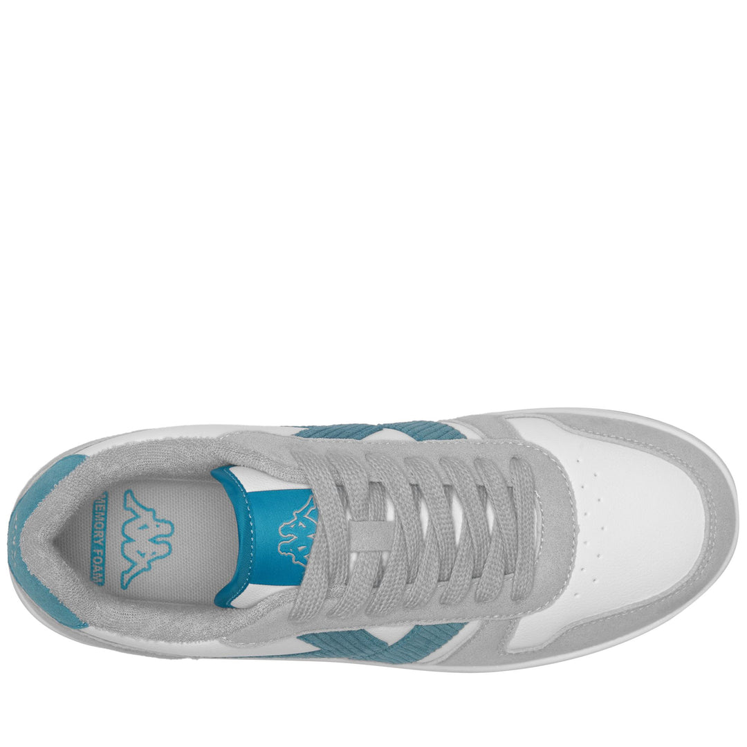 Grey Unisex Low Cut Sneakers with Memory Foam Insoles main