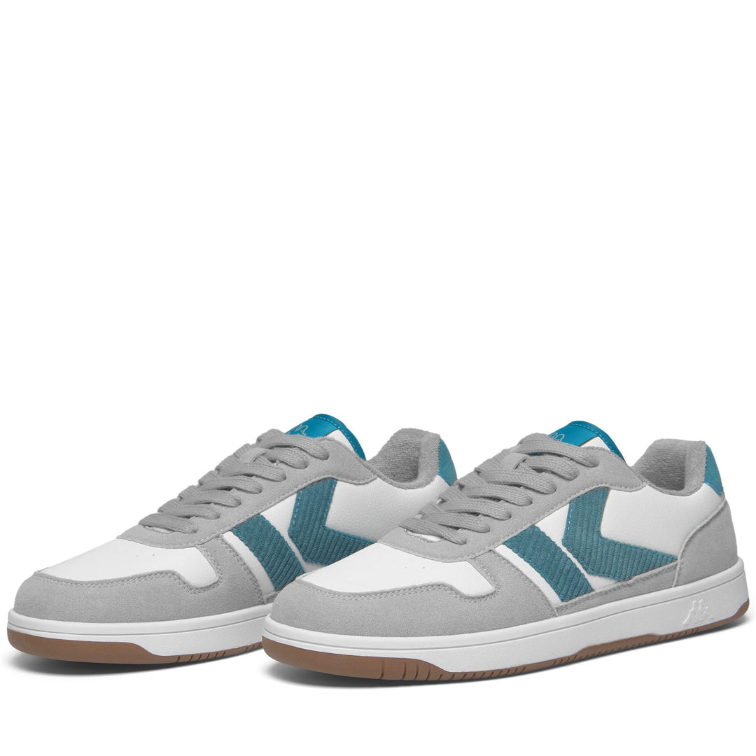 Baskets basses grises unisexes avec semelles intérieures en mousse à mémoire de forme 01