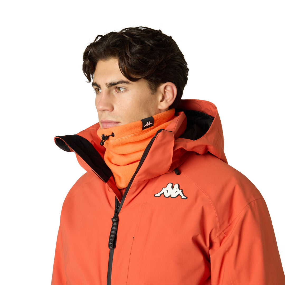 Orange Unisex Polar Warmneck Scarf main
