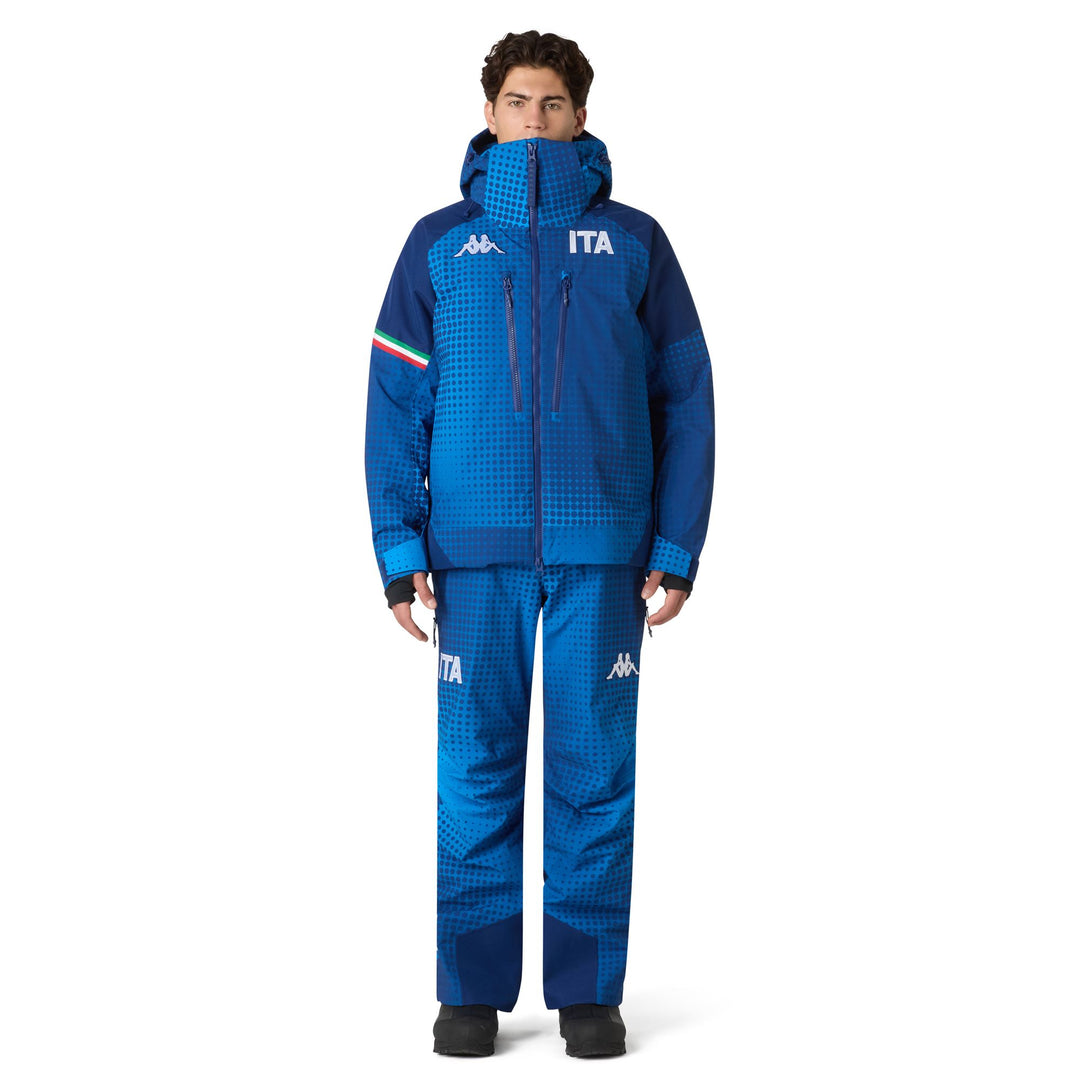 Blue Men's Ski Jacket with Fellex Insulation and Underarm Ventilation main