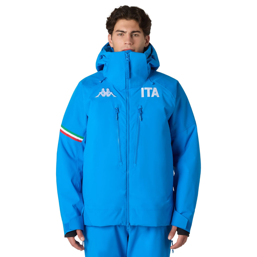 Blue Men's Waterproof Ski Jacket with Fellex Insulation 01
