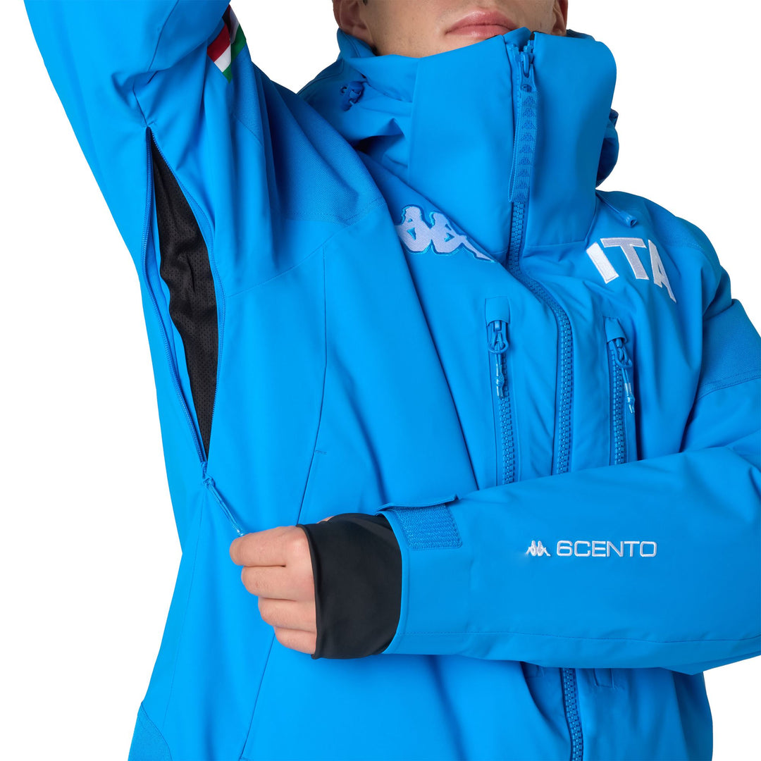 Blue Men's Waterproof Ski Jacket with Fellex Insulation main