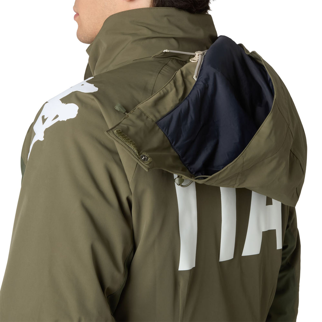 Green Men's Slim Fit Insulated Ski Jacket with Thermolite Insulation main