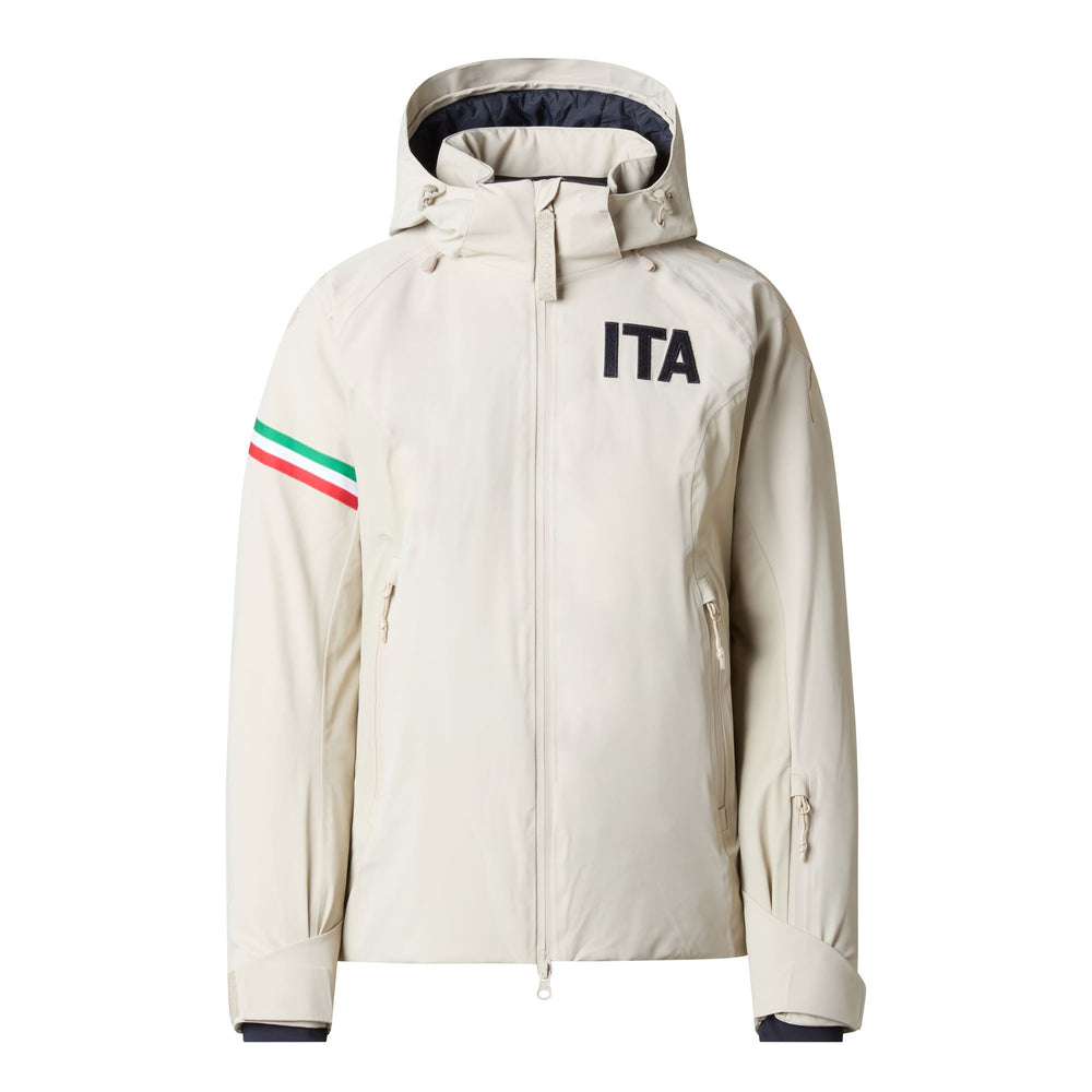 Beige Women's Insulated Waterproof Ski Jacket with Fellex Insulation 02