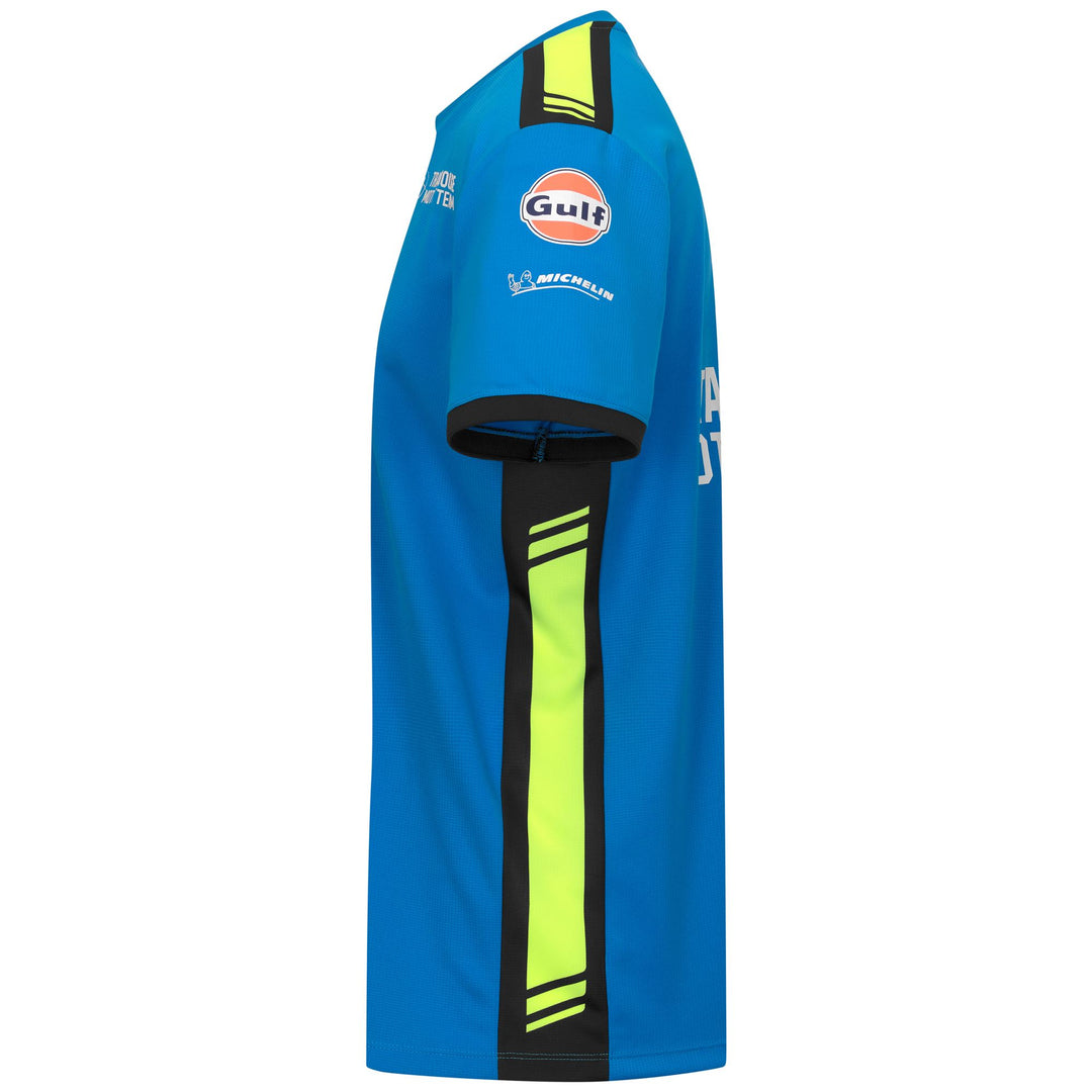 AMIRILO TRACKHOUSE - Active Jerseys - Shirt - Man - BLUE DIVA-GREY ANTRACHITE-NEON YELLOW main