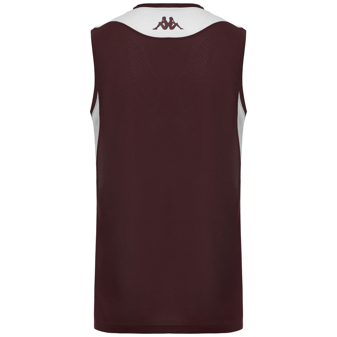 MASCO PRO 2 UBB - Maillots Actifs - Débardeur - Homme - Bordeaux-White main