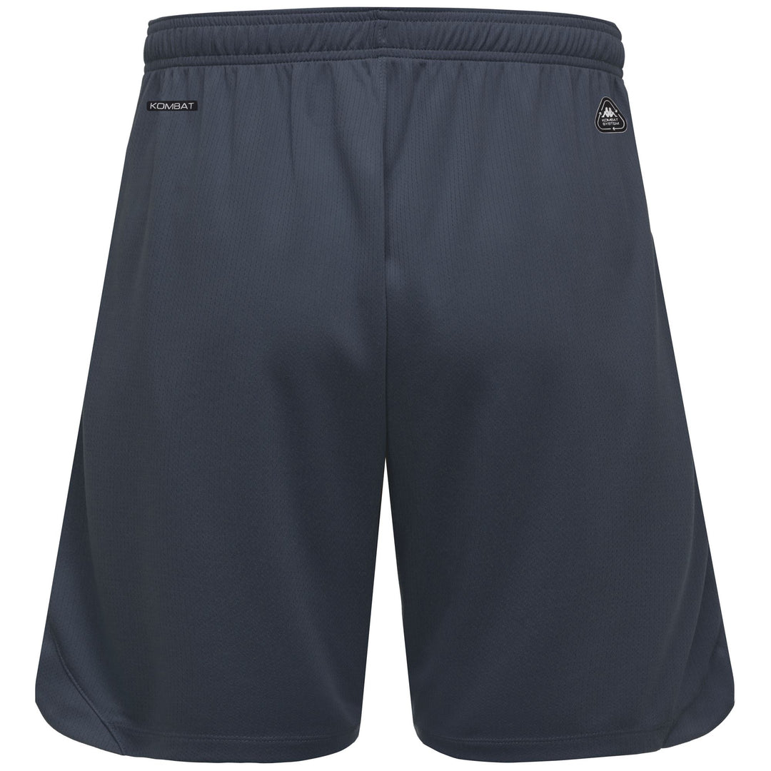 Short de football Genoa bleu pour homme en tissu texturé recyclé main