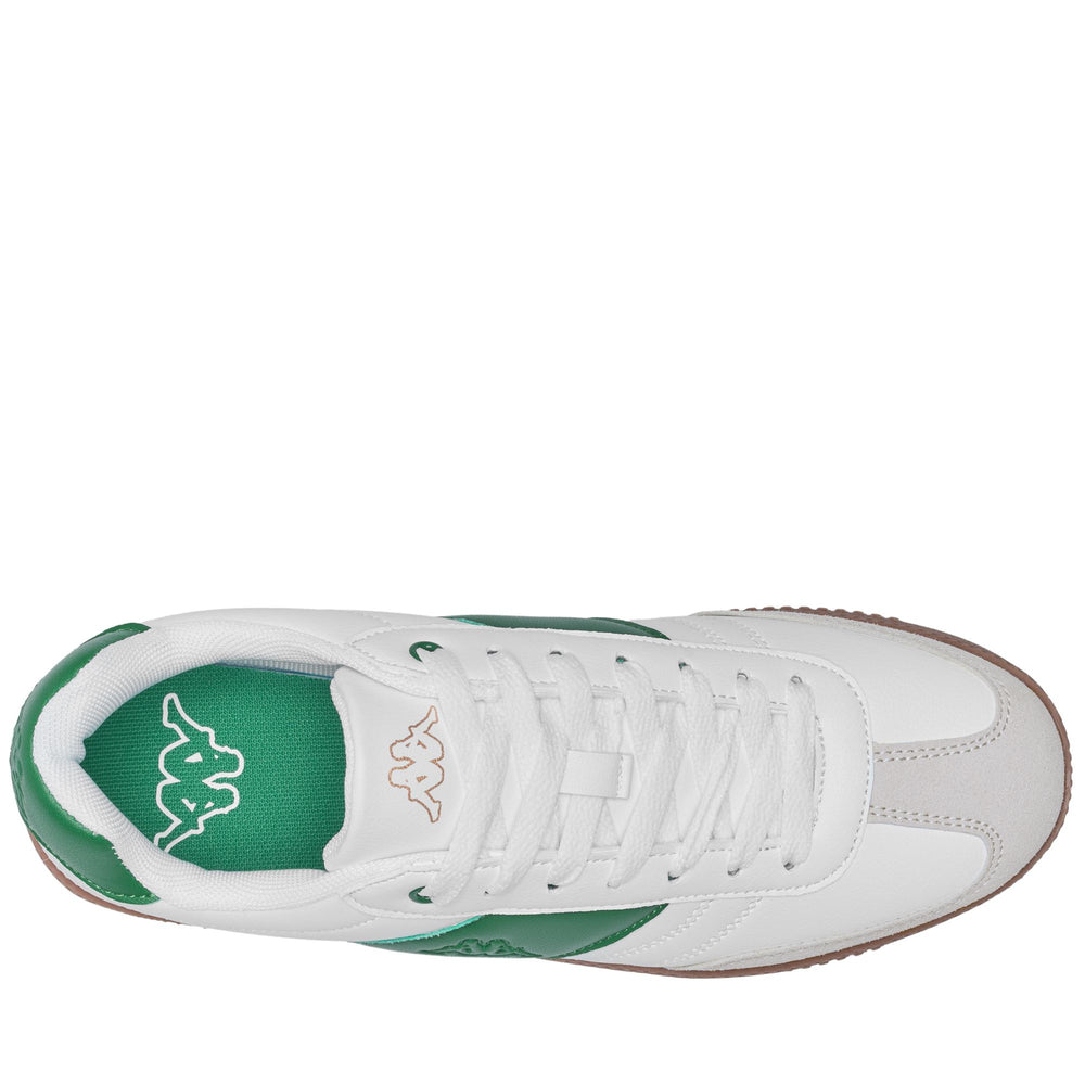 LOGO   MATTEA 1.0 - Sneakers - Low Cut - Unisex - WHITE-GREEN OASI 02