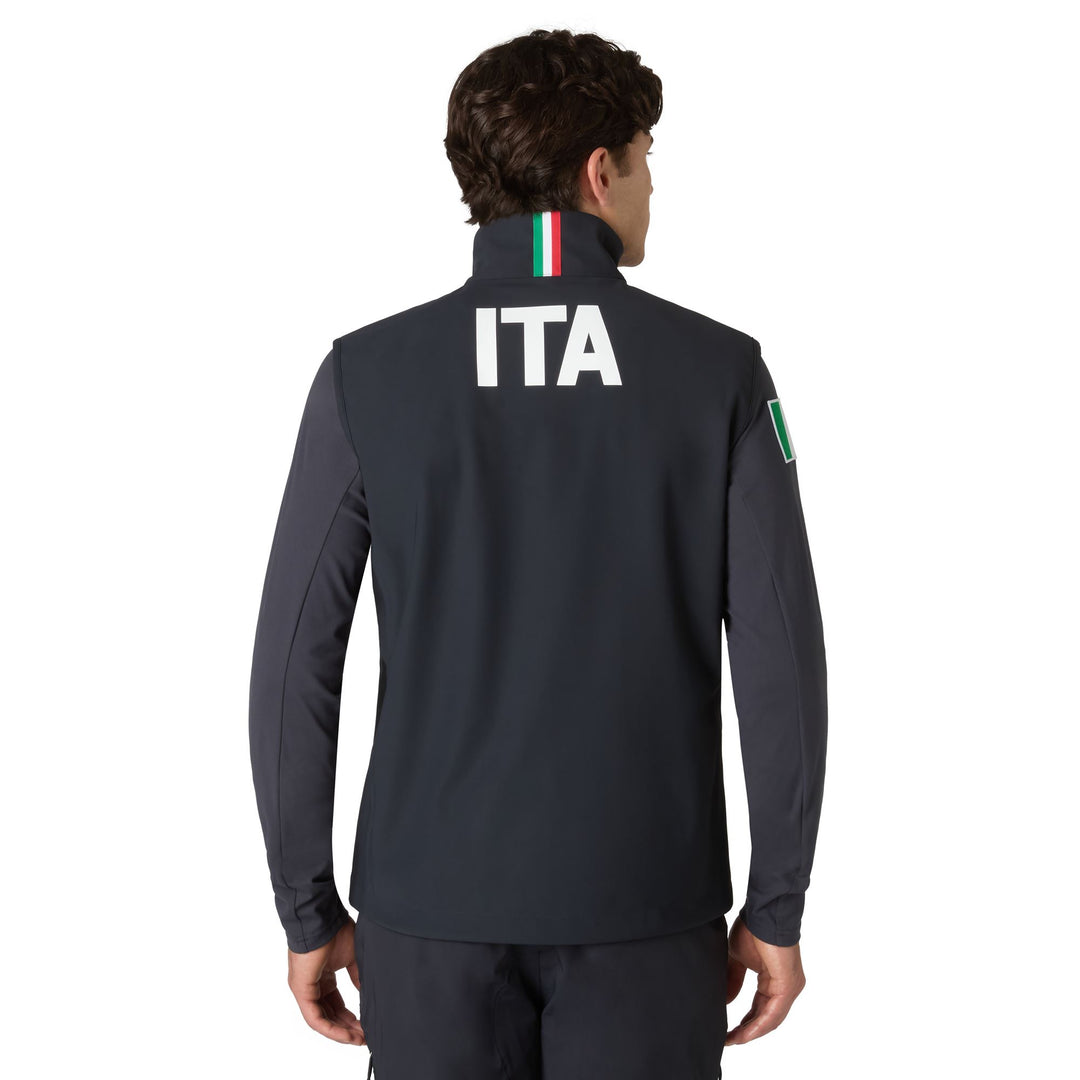 Blue Unisex Softshell Jacket with Lightweight Waterproof Fabric main