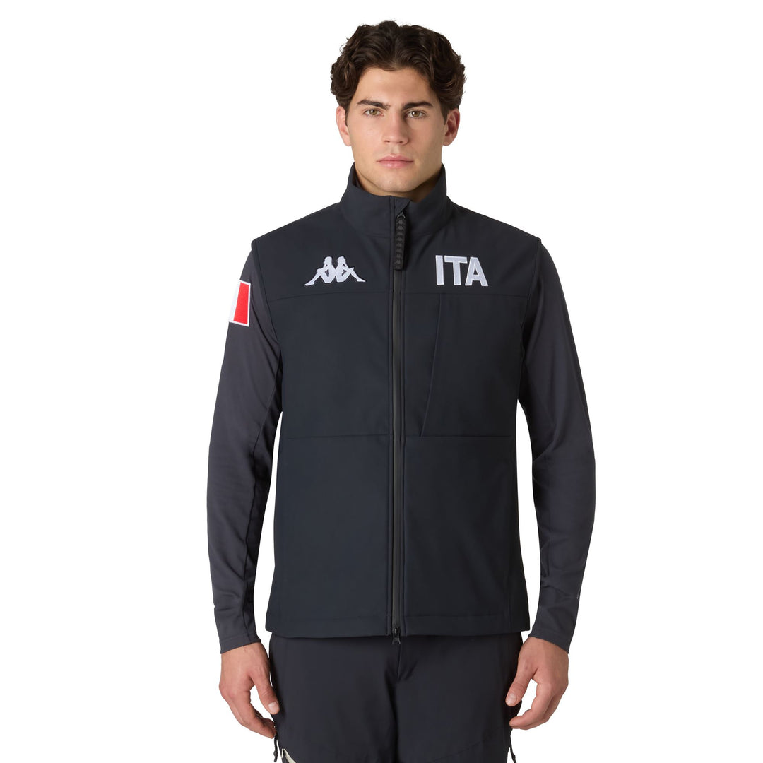 Blue Unisex Softshell Jacket with Lightweight Waterproof Fabric 01