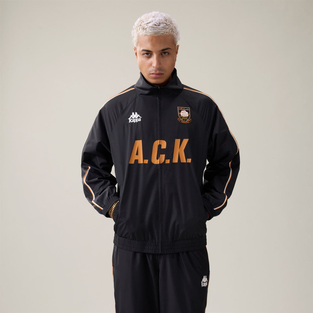 AUTHENTIC ORSAL - Fleece - Jacket - Man - Black-Orange Desert main