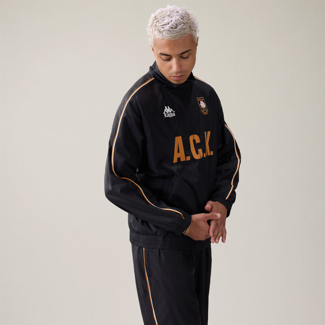 AUTHENTIC ORSAL - Fleece - Jacket - Man - Black-Orange Desert main