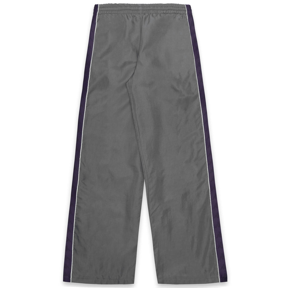 Grey Women's Comfort Fit Sport Trousers with Contrast Color Piping 02