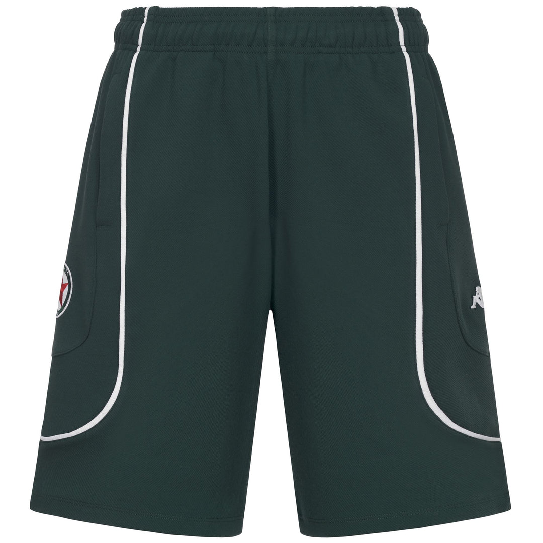 AERIS RED STAR - Shorts - Sport Shorts - Man - Green-White 01