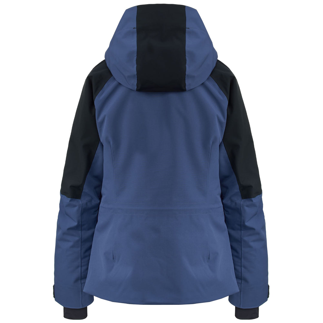 Chaqueta de esquí azul marino para mujer con acolchado impermeable. main