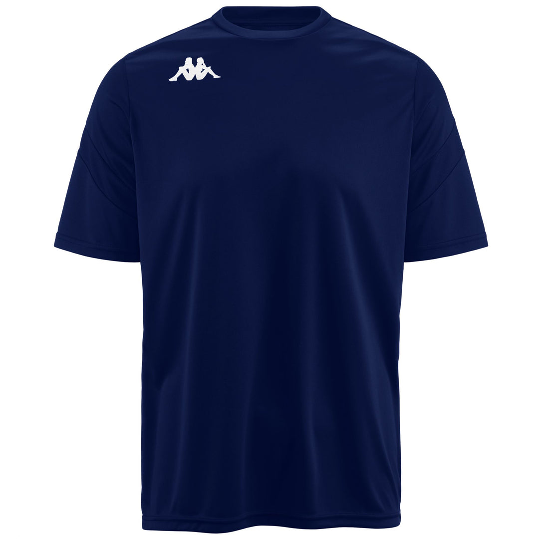Blue Men's Regular Fit Soccer Shirt in Interlock Fabric 01