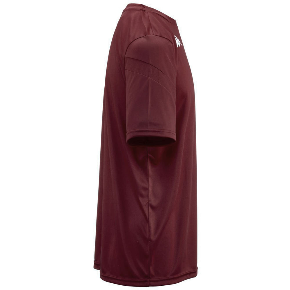 Red Men's Football Jersey with Mesh Inserts 02