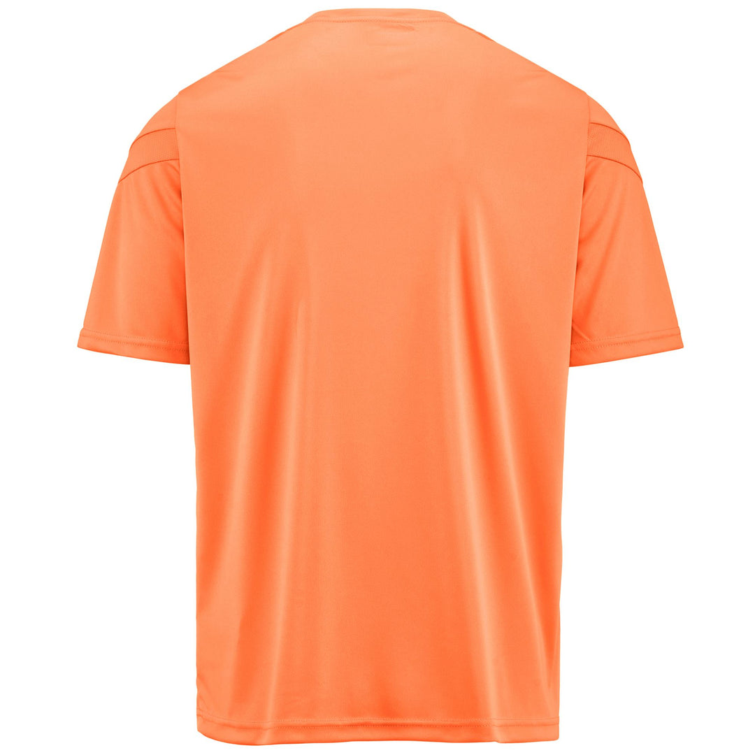 Orange Men's Football Jersey with Mesh Inserts. main