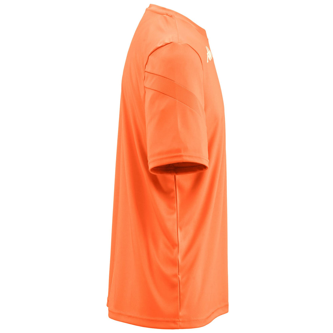 Orange Men's Football Jersey with Mesh Inserts. main