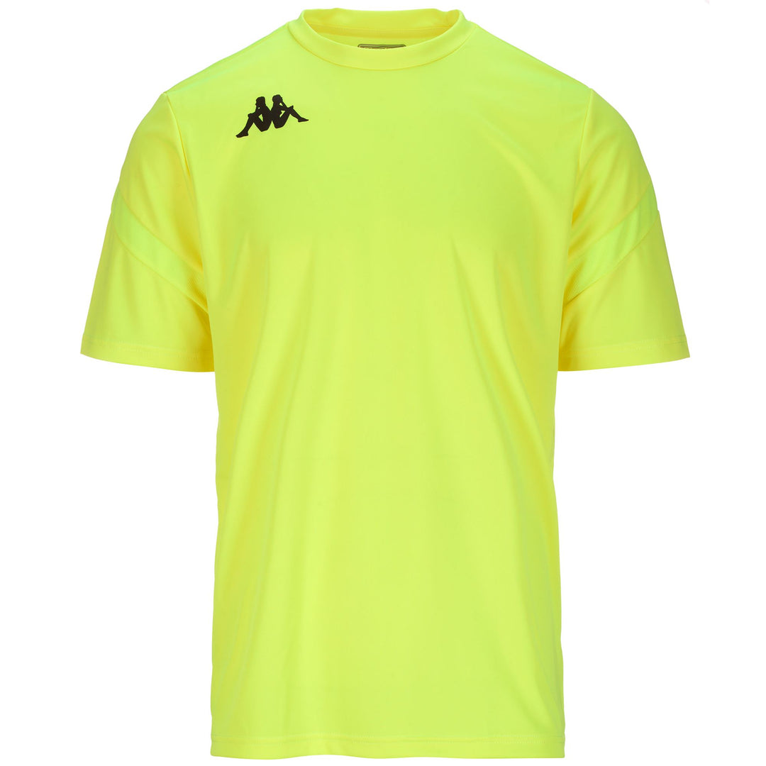 Camiseta de entrenamiento de fútbol verde para hombre con inserciones de malla 01