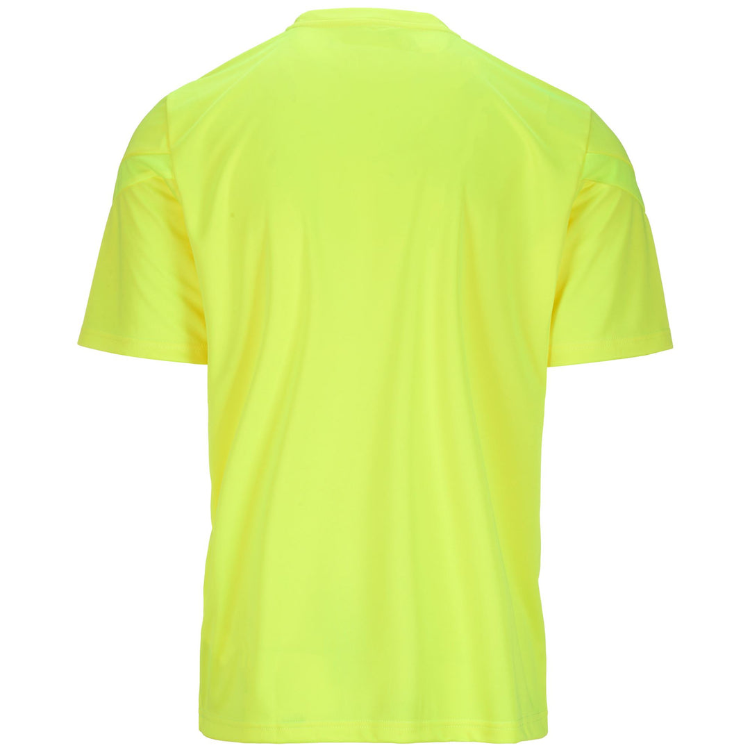 Maglia da allenamento di calcio da uomo verde con inserti in tessuto a rete main
