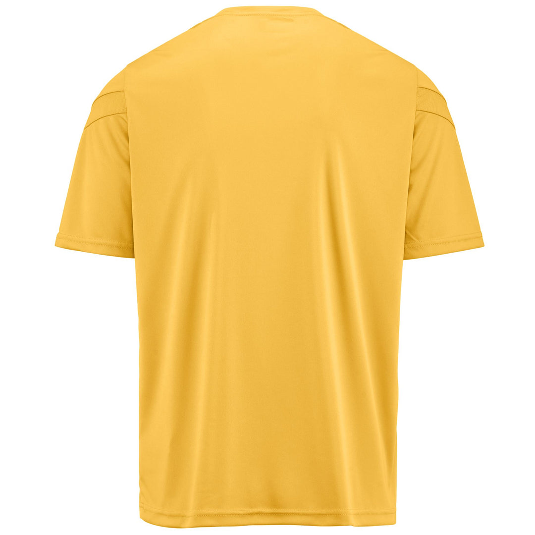Yellow Men's Football Jersey with Mesh Inserts main