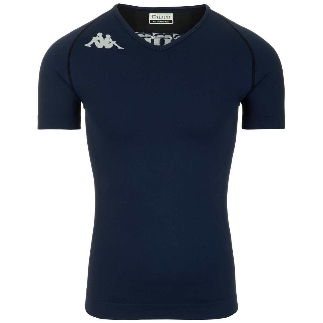 Marine blue Men's Seamless T-Shirt with Hydro-Protect Technology 01