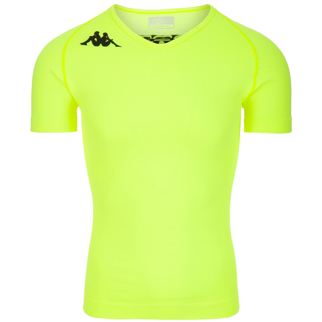 Blazing yellow Men's Seamless Sports T-Shirt with Hydro-Protection 01