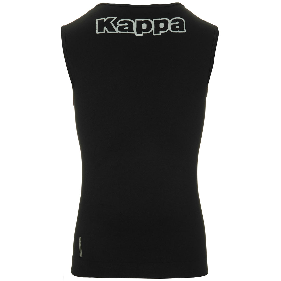 Camiseta sin mangas deportiva ajustada al cuerpo para hombre, color negro, con protección Hydro-Way. main