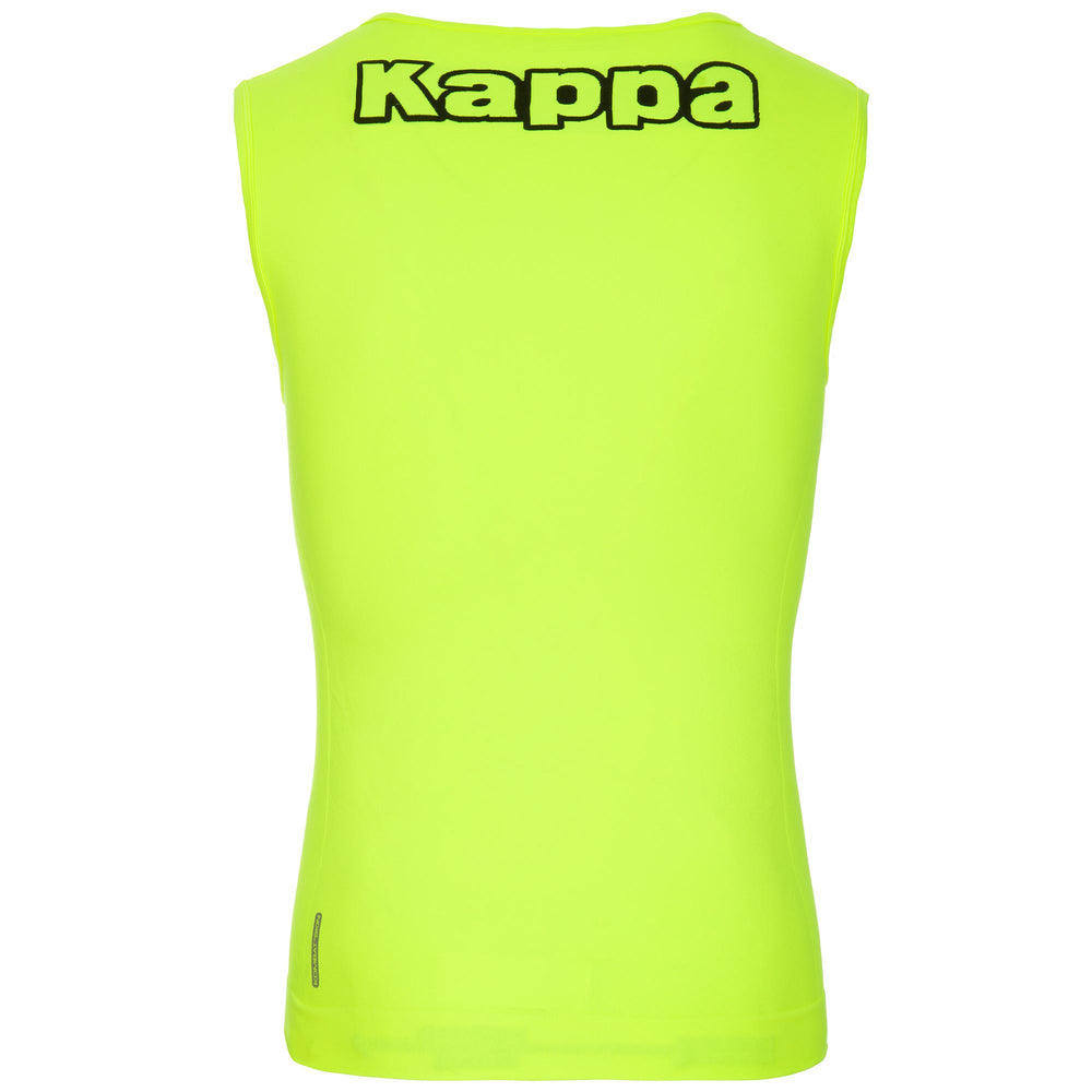 Yellow Men's Seamless Skin Fit Tank Top with Hydro-Way Protection 02