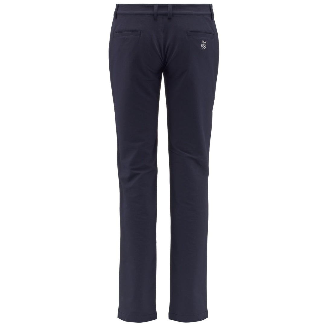 Pantalon de golf technique slim fit bleu pour femme avec protection contre l'eau et le vent main