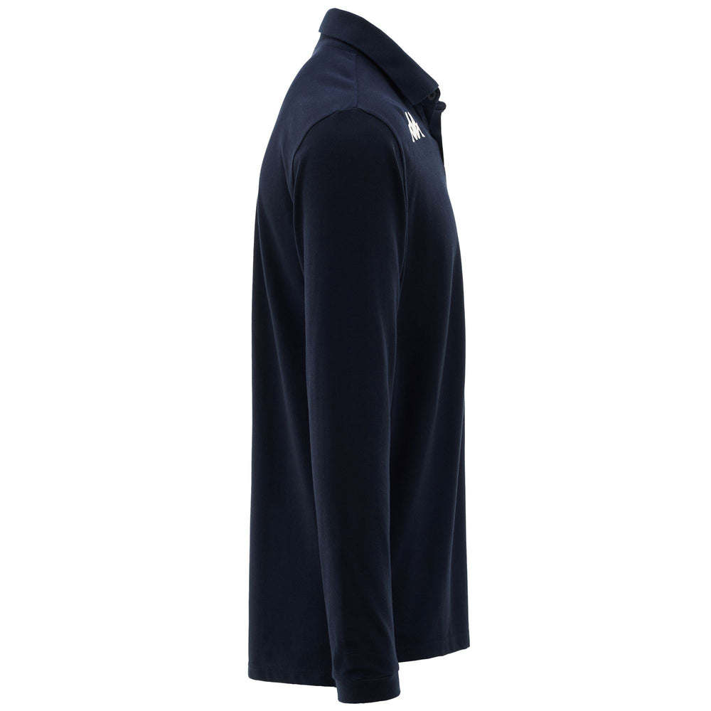 Polo de golf unisexe bleu technique coupe classique 02