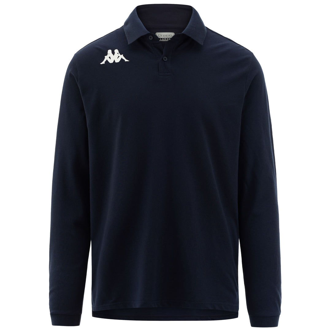 Polo de golf unisexe bleu technique coupe classique 01
