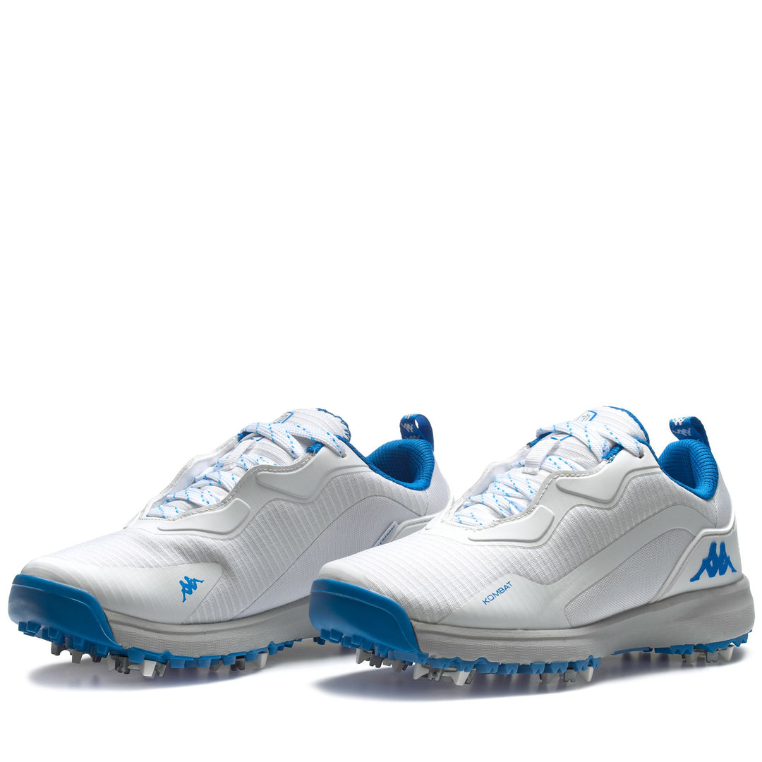 Zapatos deportivos de golf unisex de corte bajo en gris azulado 01
