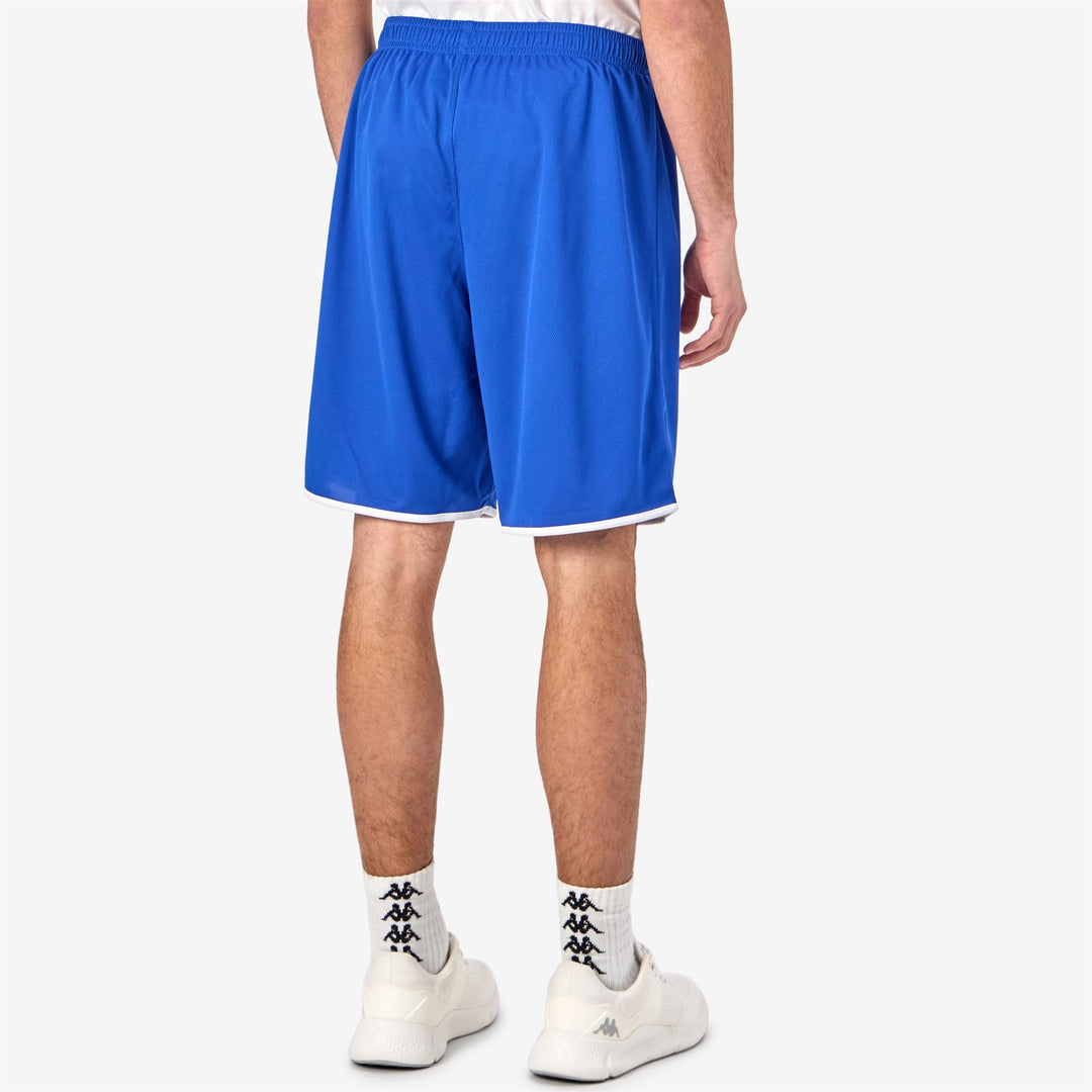 Men's Blue Basketball Regular Fit Shorts in Textured Fabric main