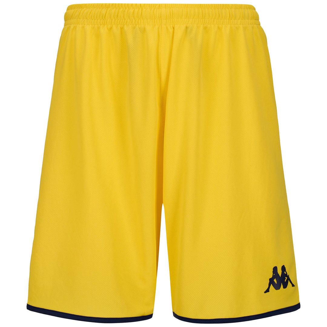 Yellow Blue Men's Basketball Training Shorts 01