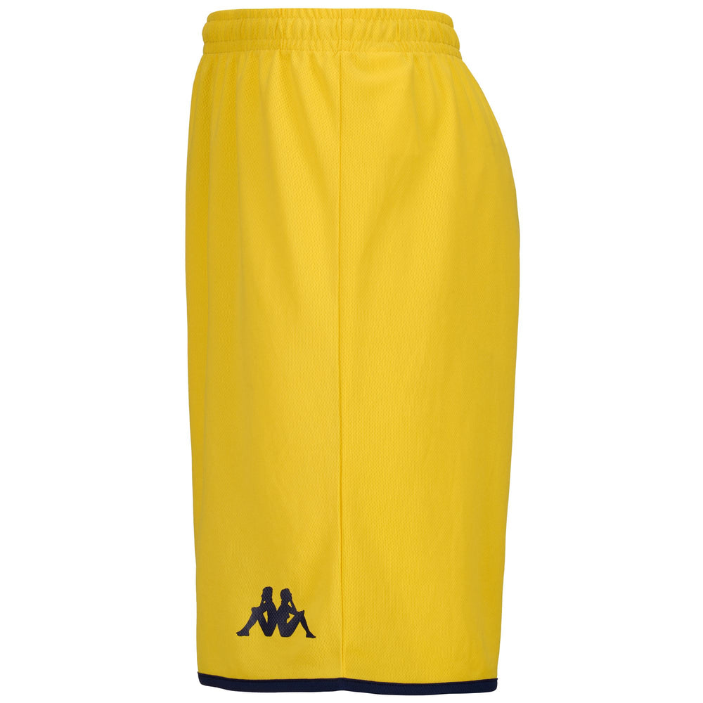 Yellow Blue Men's Basketball Training Shorts 02