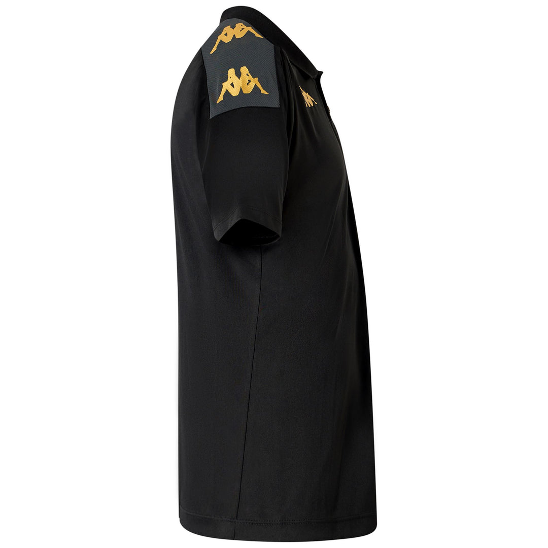 Polo da Calcio Slim Fit Uomo Nero Grigio main