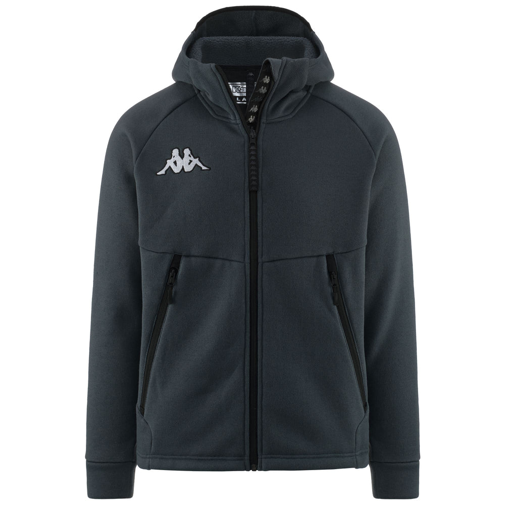 Grey Men's Regular Fit Fleece Hoodie for Ski 02