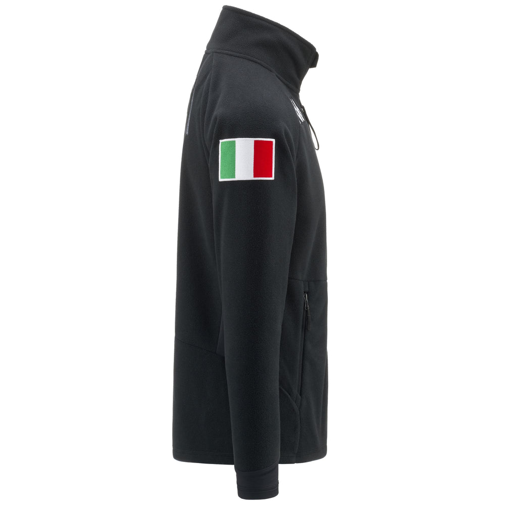 Navy blue Men's Slim Fit Ski Fleece Jacket with Zip Pockets 02