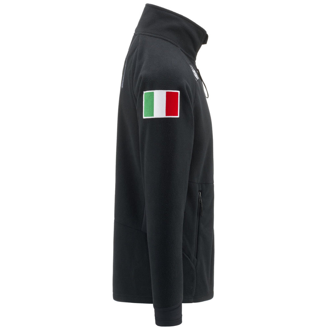 Navy blue Men's Slim Fit Ski Fleece Jacket with Zip Pockets main