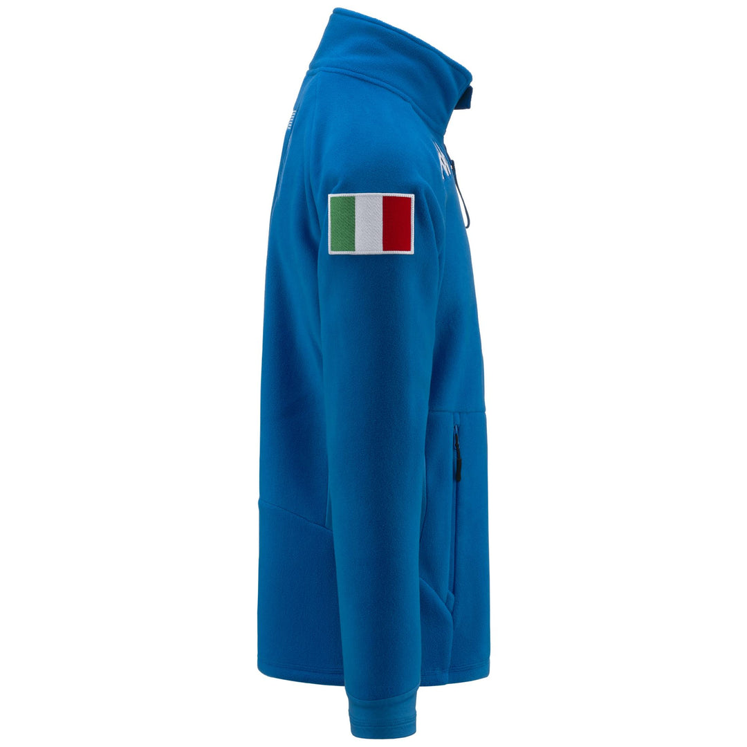 Brilliant blue Men's Ski Fleece Jacket. main