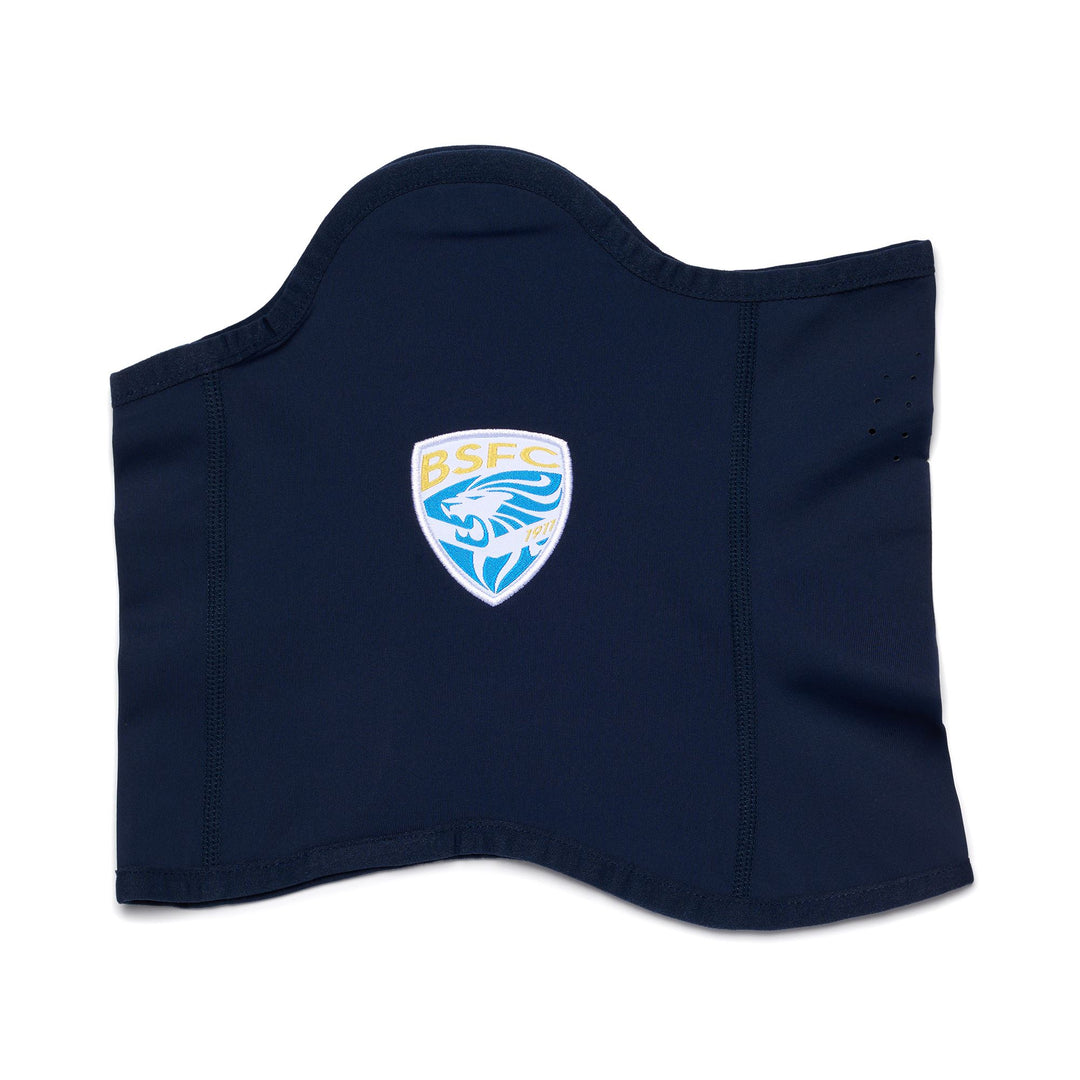 Écharpe chaude de football Brescia pour homme, bleue main