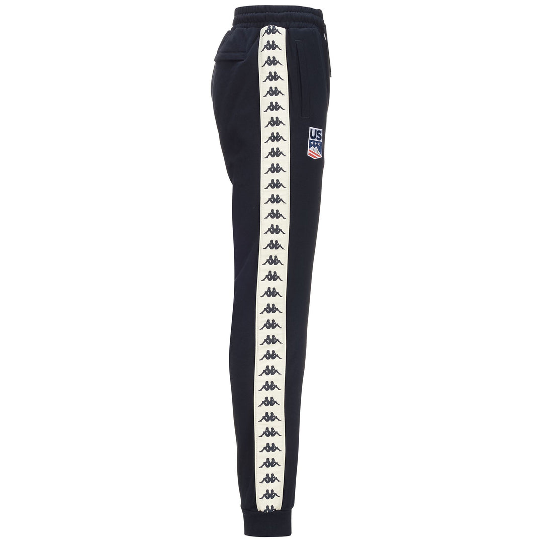 Navy blue Men's Ski Sport Trousers with Pockets and Logo 01